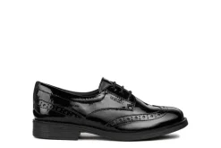Geox School Shoes | Agata D Lace Up | Black Patent