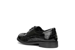 Geox School Shoes | Agata D Lace Up | Black Patent
