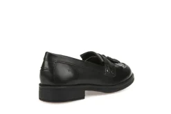 Geox School Shoes | Agata Loafer | Black Leather