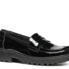 Geox School Shoes | Casey Loafer | Black Patent Leather