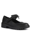 Geox School Shoes | Casey Bow Mary-Jane | Black Leather