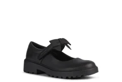 Geox School Shoes | Casey Bow Mary-Jane | Black Leather