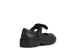 Geox School Shoes | Casey Bow Mary-Jane | Black Leather