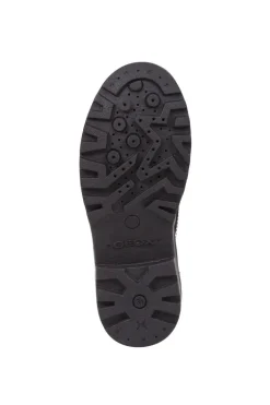 Geox School Shoes | Casey Brogue Lace-Up | Patent Black