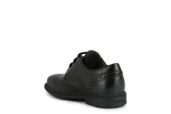 Geox School Shoes | Federico Brogue Lace Up | Black