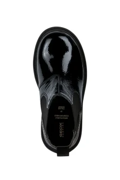 Geox School Shoes | Shaylax Chelsea Boot | Black Patent