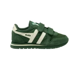 Gola Kids Trainers | Daytona | Evergreen, Black & White