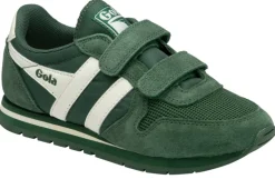 Gola Kids Trainers | Daytona | Evergreen, Black & White