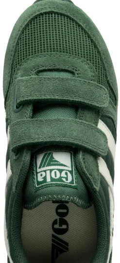 Gola Kids Trainers | Daytona | Evergreen, Black & White