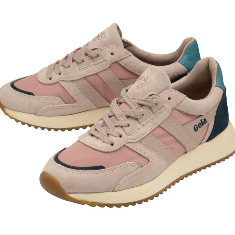 Gola Women's Trainers | Chicago | Blossom Pink & Ocean Blue