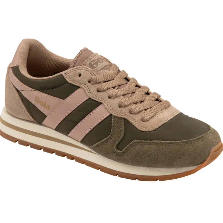 Gola Women’s Trainers | Daytona Chute | Khaki & Cappuccino