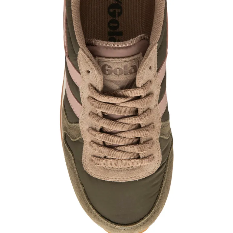 Gola Women’s Trainers | Daytona Chute | Khaki & Cappuccino