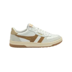 Gola Women's Trainers | Hawk | White, Caramel & Gold