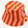 Grech & Co Bucket Hat | Reversible | Stripe Sunset
