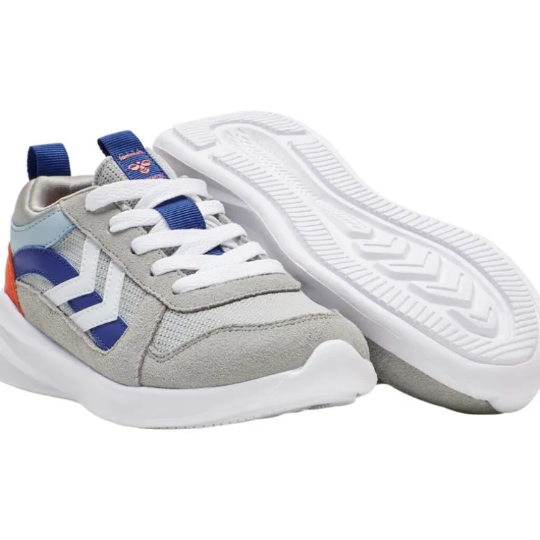 Hummel Kids Trainers | Bounce Jnr | Light Grey