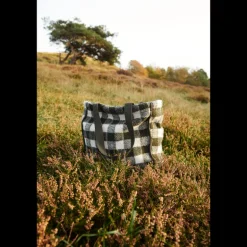 Liewood Tote Bag | Reed | Fleece | Check Army Brown