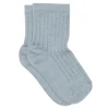 MP Denmark Cotton socks | Rib | Dusty Blue
