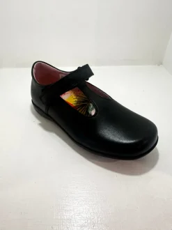 Petasil School Shoes | Thais | Black Leather