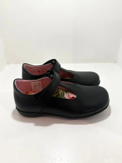 Petasil School Shoes | Thais | Black Leather