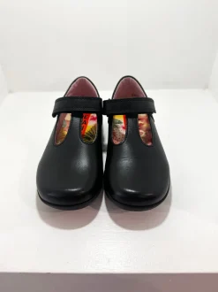 Petasil School Shoes | Thais | Black Leather