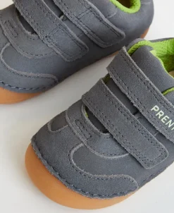 Prenta First Walker Shoes | Rocket | Charcoal Suede