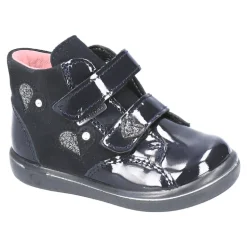 Ricosta Boots | Abby Waterproof Velcro Boots | Navy Patent