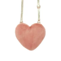 Rockahula Kids Bag | Fluffy Love Heart | Pink & Gold