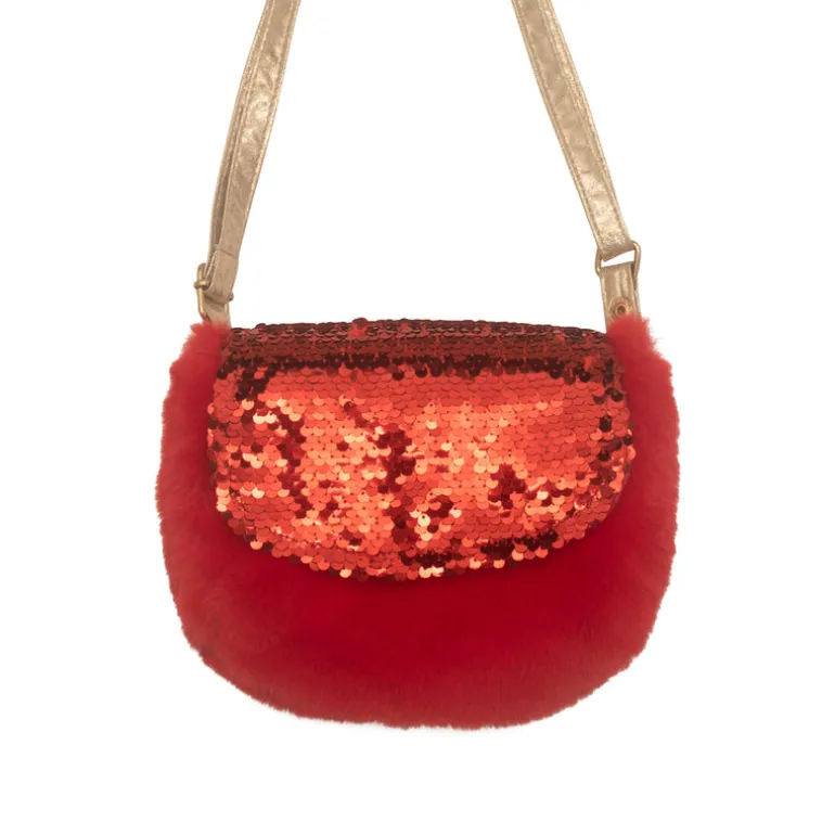 Rockahula Kids Bag | Sequin Velvet | Red