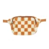 Rockahula Kids Bags | Toffee Check Furry Bum Bag