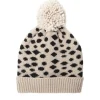 Rockahula Kids Bobble Hats | Cheetah Knit | Beige