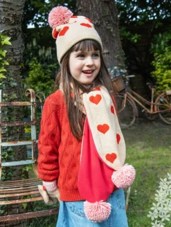 Rockahula Kids Bobble Hat | Sweetheart | Knitted