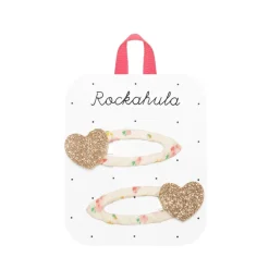 Rockahula Kids Hair Clips | Blossom Glitter Heart