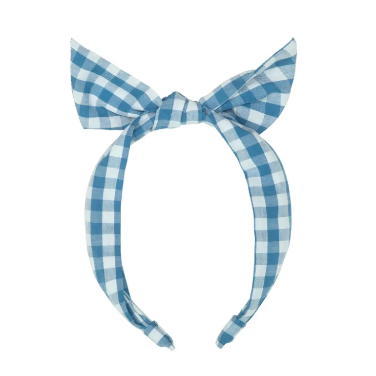 Rockahula Kids Headbands | Gingham Picnic Blue