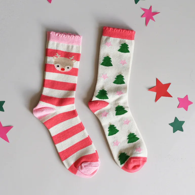 Rockahula Kids Socks | pack of 2 | Jolly Christmas