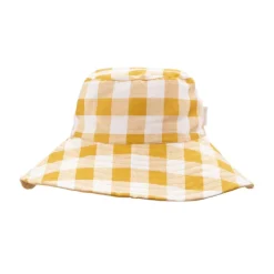 Rockahula Kids Sun Hat | Retro Checked | Orchre