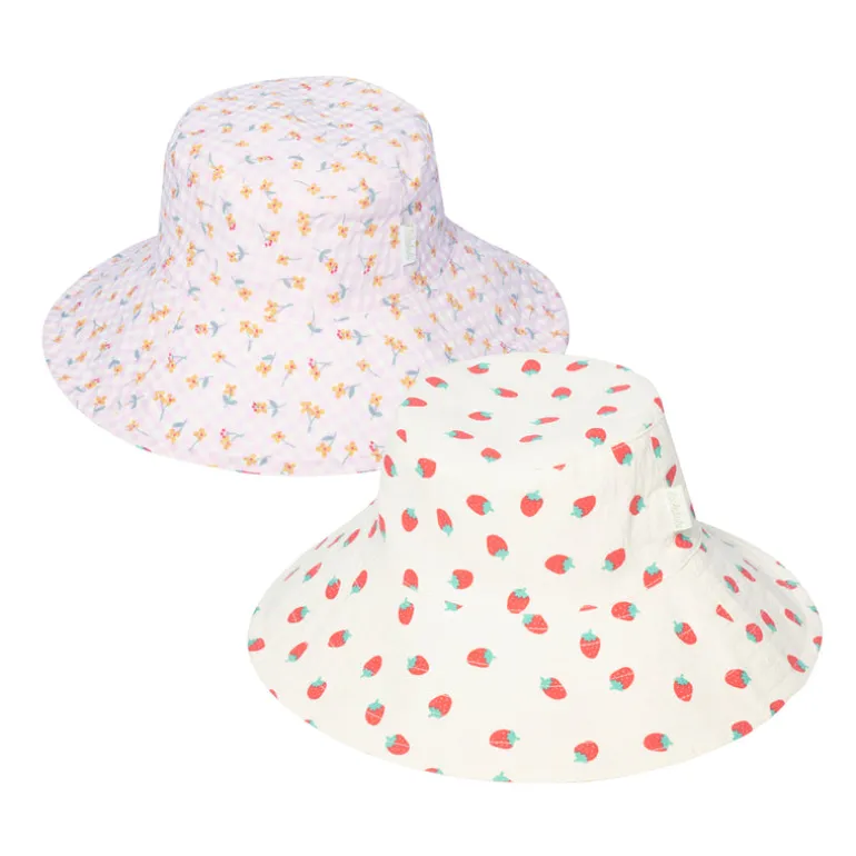 Rockahula Kids Sun Hat | Reversible | Strawberry