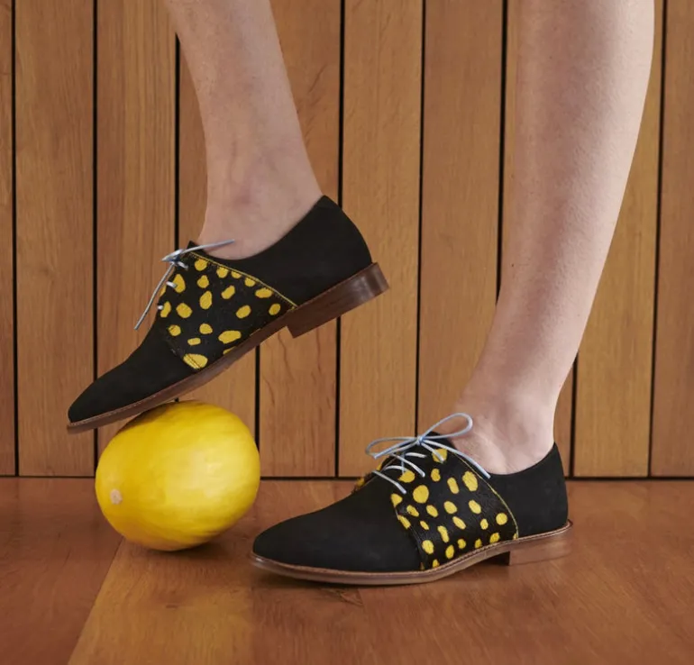 Rogue Matilda | Women's Black Jack Brogue | Black Suede