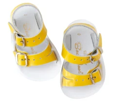 Salt-Water Sun-San | Kids Sea Wee Sandals | Shiny Yellow