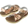 Salt-Water Sun-San | Kids Sweetheart Sandals | Rose Gold