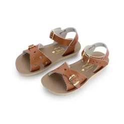Salt-Water Sun-San | Kids Sweetheart Sandals | Tan
