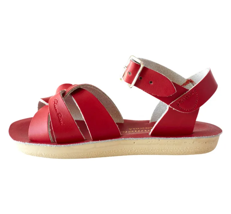 Salt-Water Sun-San | Kids Swimmer Sandals | Red