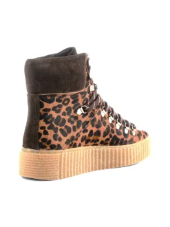 Shoe The Bear | Agda Lace up Boots | Chestnut Leopard