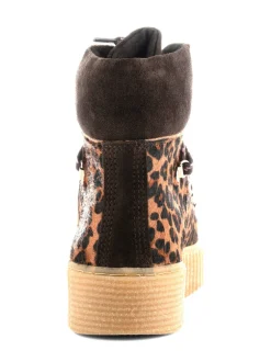 Shoe The Bear | Agda Lace up Boots | Chestnut Leopard