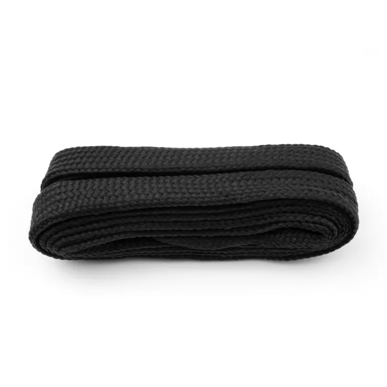 Shoestring Laces | Black Flat | 100cm