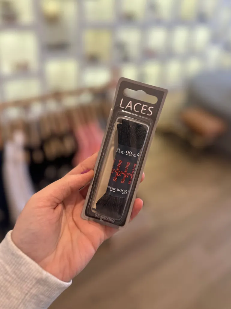 Shoestring Laces | Black Round | 90cm