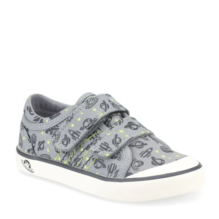 Start-Rite Canvas Shoes | Cosmic | Grey