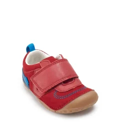 Start-Rite Cruiser Shoes | Shuffle | Nubuck Leather Red