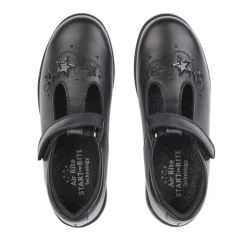 Start-Rite School Shoes | T-Bar Star Jump | Black Leather