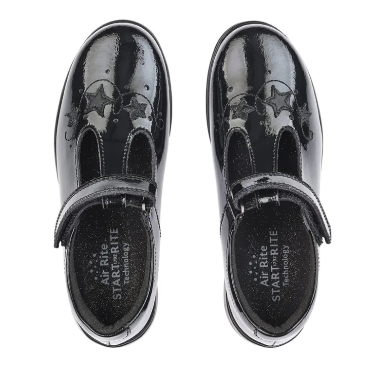 Start-Rite School ShoeS | T-Bar | Star Jump | Black Patent