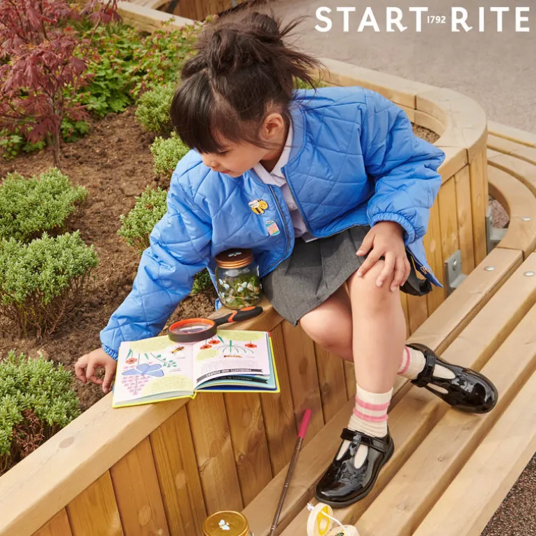 Start-Rite School ShoeS | T-Bar | Star Jump | Black Patent